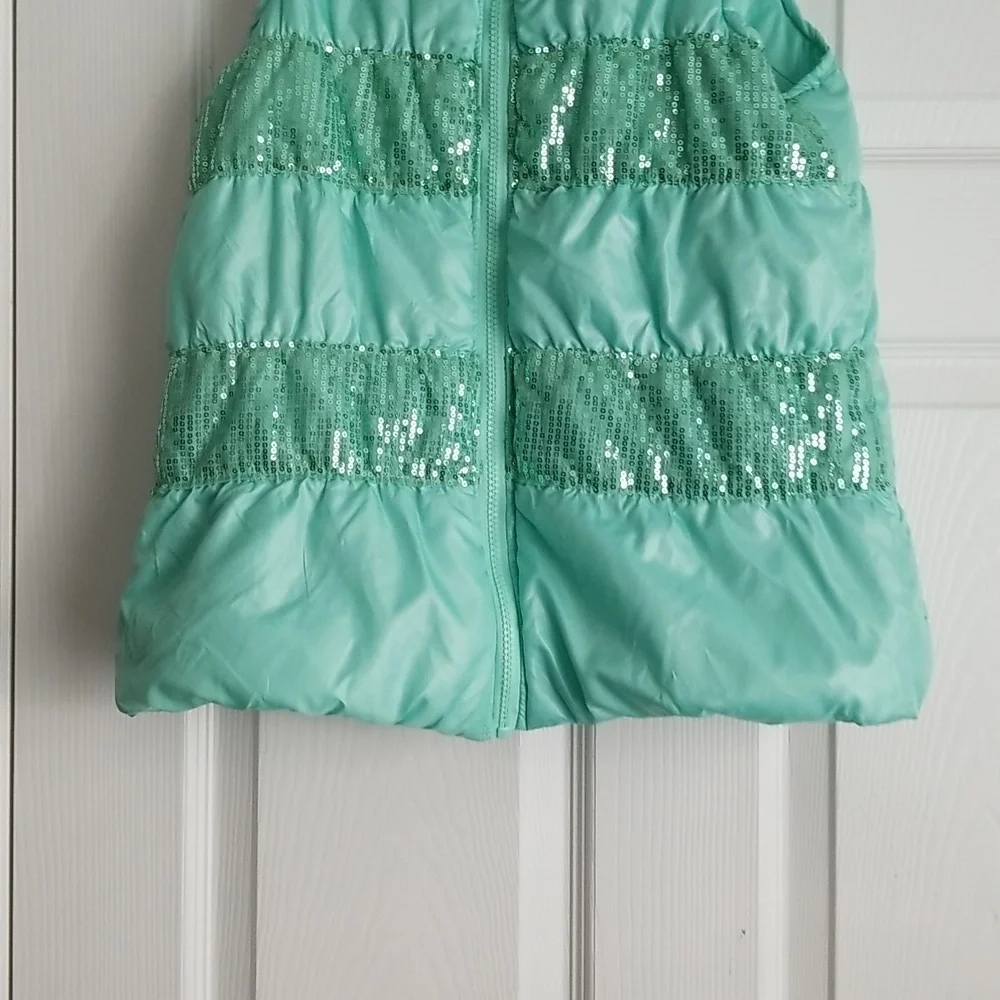 Faded Glory Girl's Full-Zip Puffer Vest